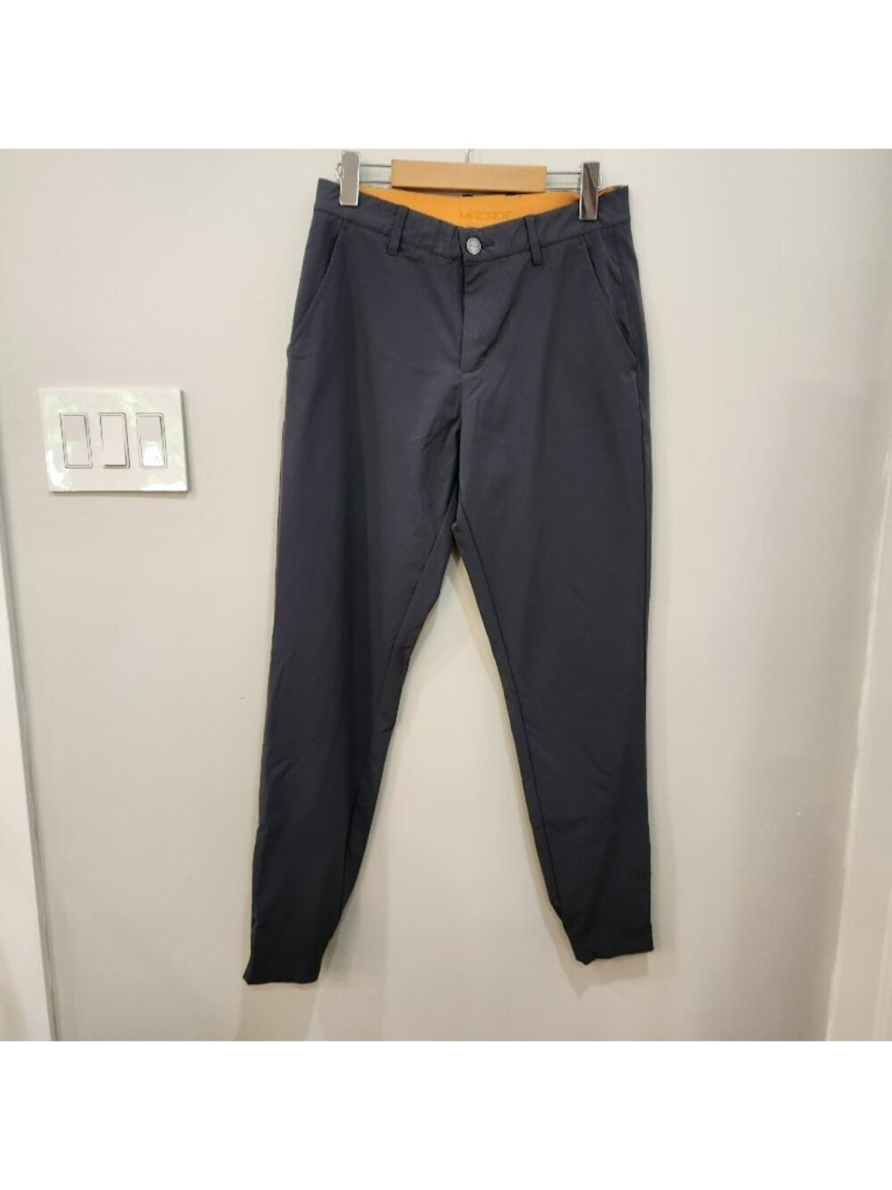 Macade Pants Mens 30 Gray Regular Slim Fit Golf Stretch Cuffed Tapered Athletic